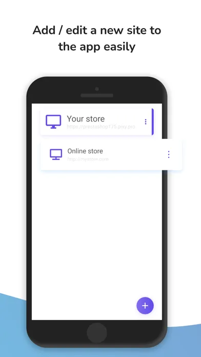 ภาพหน้าจอของ PrestaShop Mobile Admin