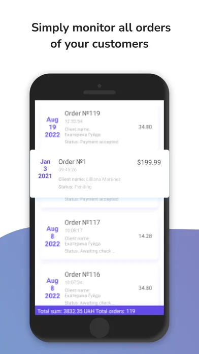 ภาพหน้าจอของ PrestaShop Mobile Admin