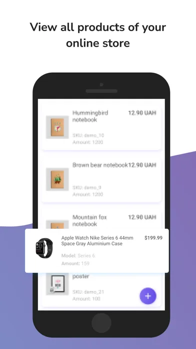 ภาพหน้าจอของ PrestaShop Mobile Admin