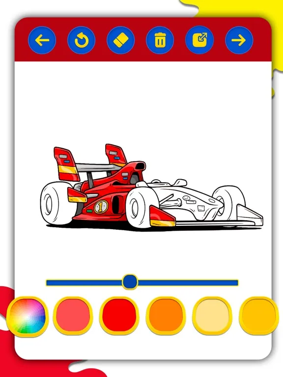 Tangkapan layar Cars Coloring Pages Collection iPad 