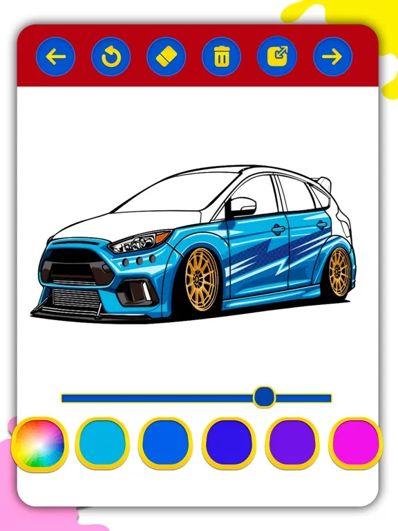 Tangkapan layar Cars Coloring Pages Collection iPad 