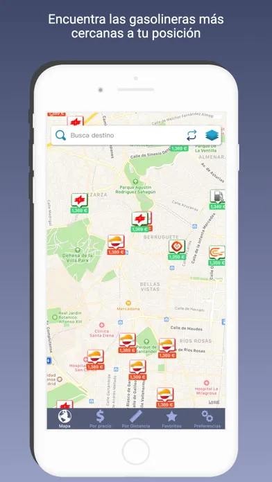 Capturas de pantalla de Gasolineras España