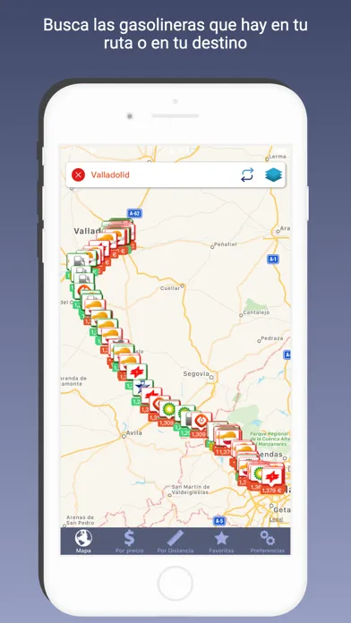 Capturas de pantalla de Gasolineras España