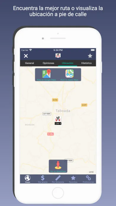 Capturas de pantalla de Gasolineras España