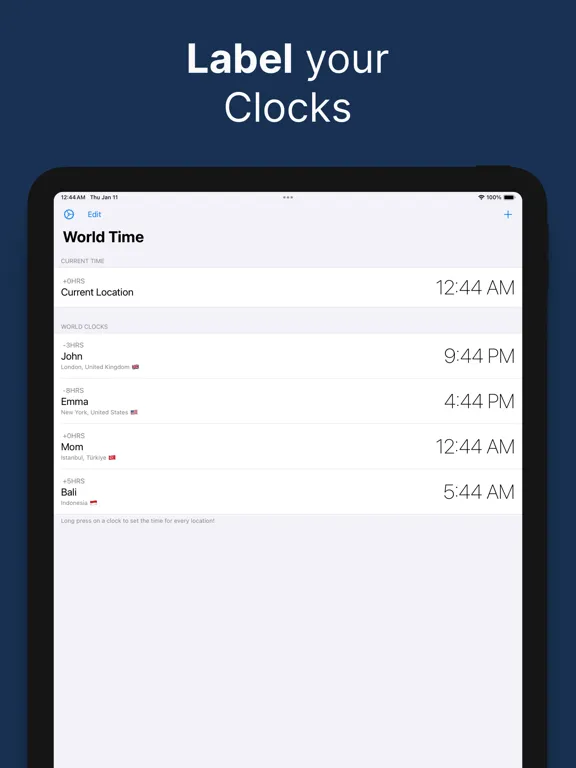 Скриншоты Better Clock: World Timezones iPad 