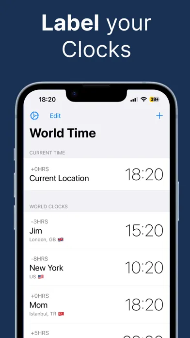 Скриншоты Better Clock: World Timezones