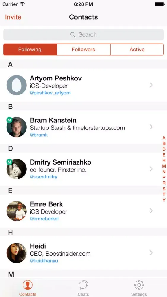 Product talks - messenger for Product Hunt Screenshots