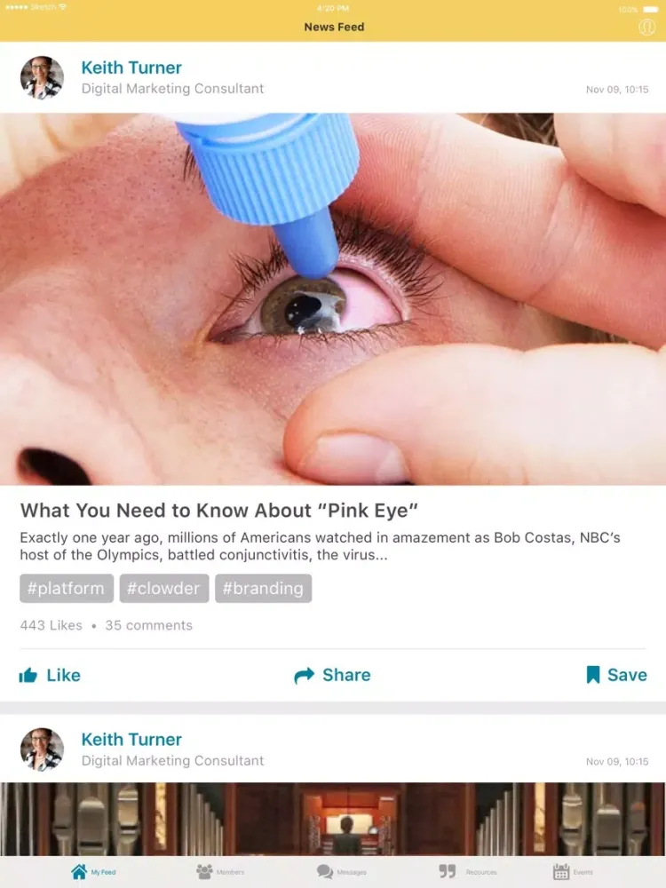 GOAEyes iPad  Ekran Görüntüleri