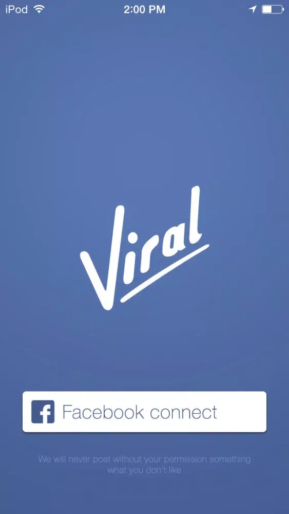 Zrzuty ekranu Viral - Upload photos and see the social effect