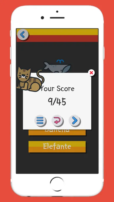 Spanish Vocabulary Flashcard Screenshots