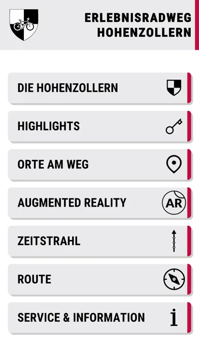 ErlebnisRadweg Hohenzollern سکرین شاٹس