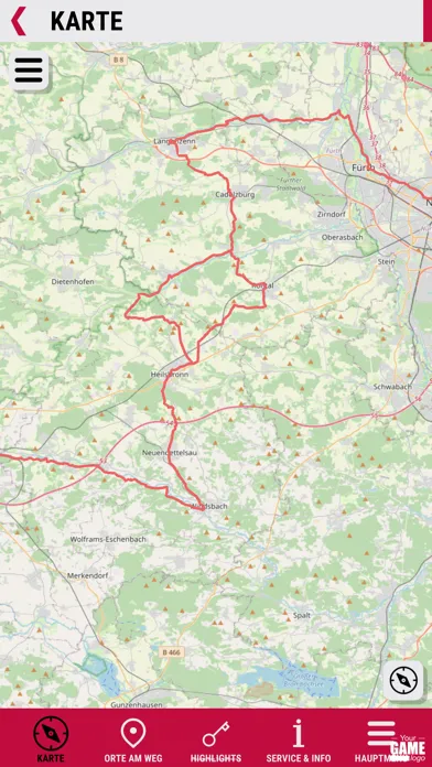 ErlebnisRadweg Hohenzollern سکرین شاٹس