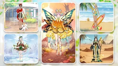 Captures d'écran de Anime Dress Up Games: Stylist