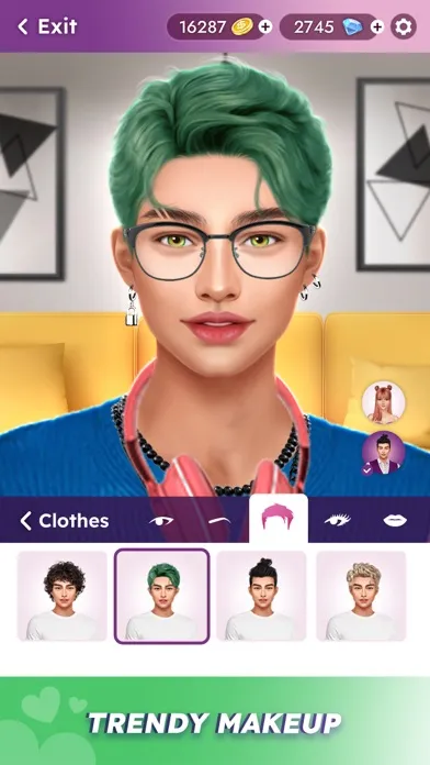Teenager Fashion Dress Up Game スクリーンショット