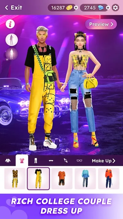 Teenager Fashion Dress Up Game スクリーンショット