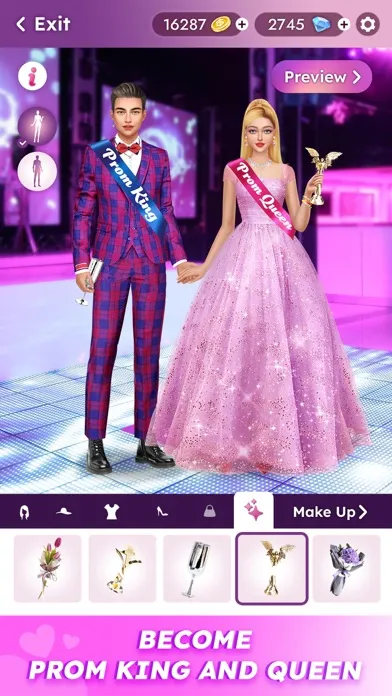 Teenager Fashion Dress Up Game スクリーンショット