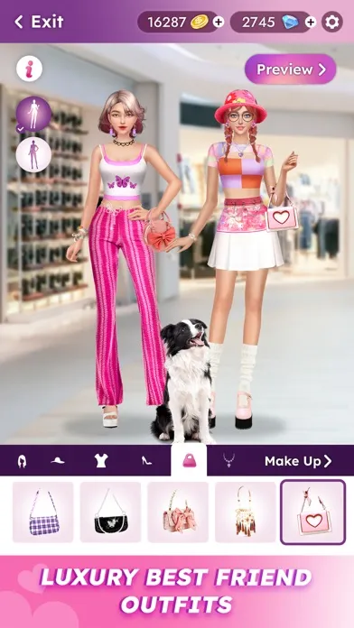 Teenager Fashion Dress Up Game スクリーンショット
