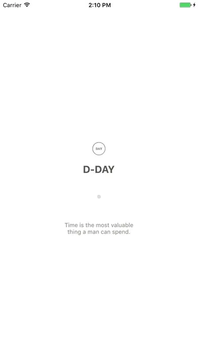 Screenshot di D-day Counter widget