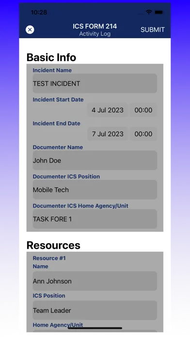 ICS Dashboard應用截圖