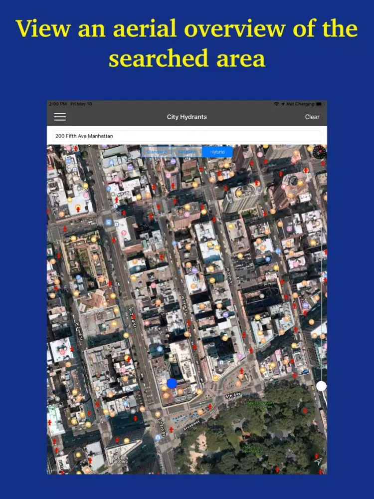 NYC Hydrant Finder iPad  سکرین شاٹس
