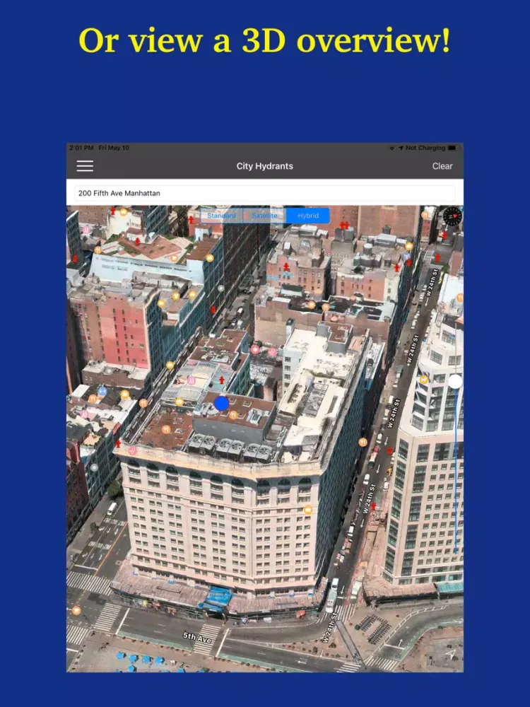 NYC Hydrant Finder iPad  سکرین شاٹس