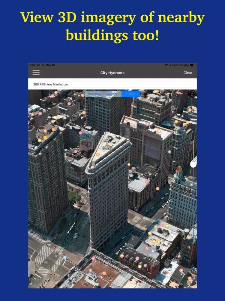 NYC Hydrant Finder iPad  سکرین شاٹس