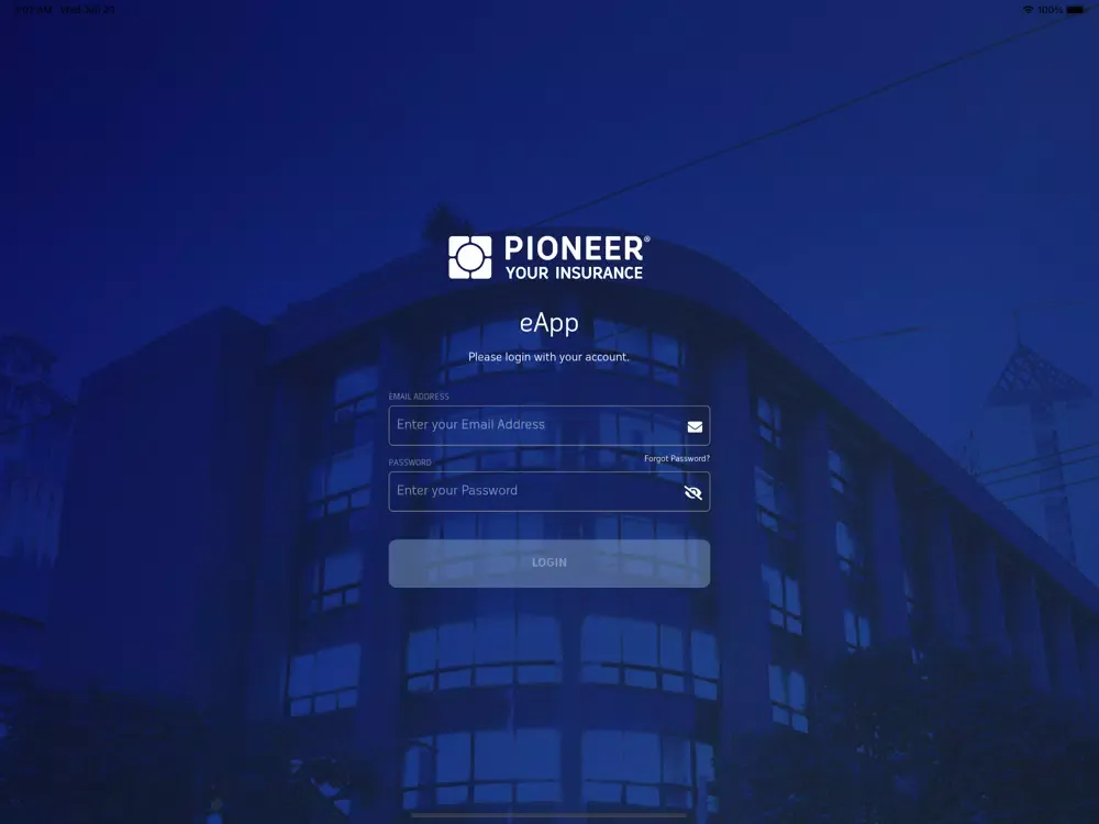 Capturas de tela do Pioneer eApp iPad 