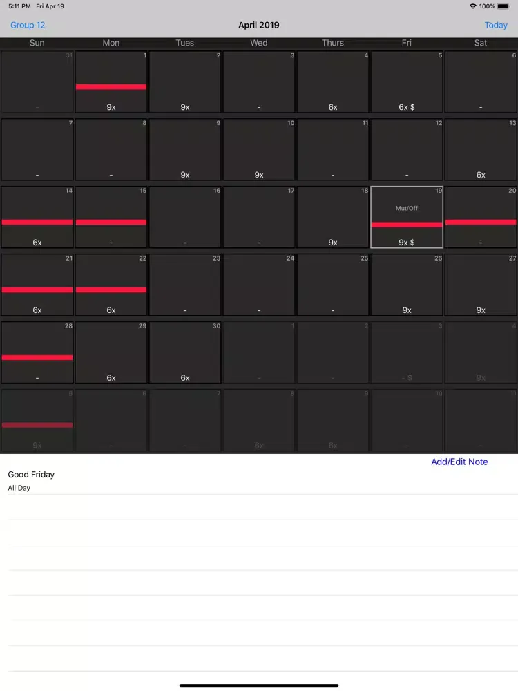 Скриншоты NYC FD Group Chart iPad 