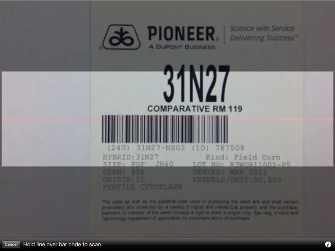 Pioneer Field360™ Plantability iPad  スクリーンショット