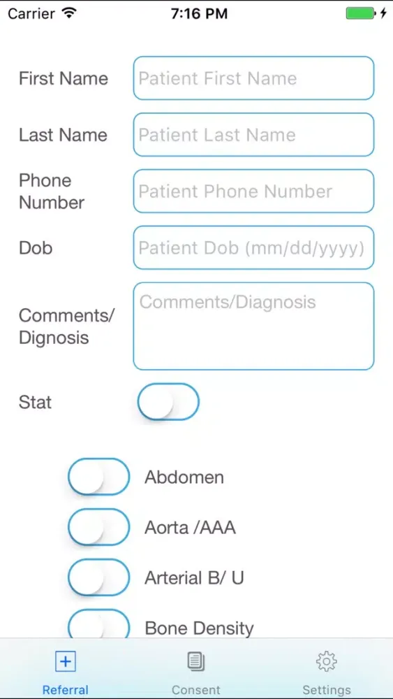 Pioneer Diagnostics And Research Appointment App Screenshots
