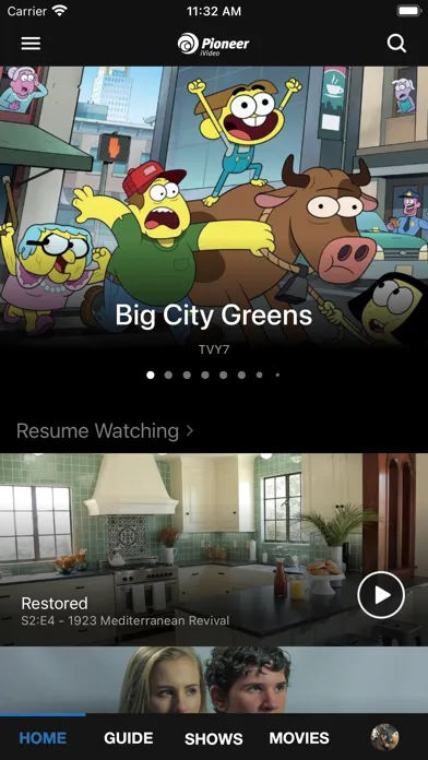 Capturas de pantalla de Pioneer iVideo