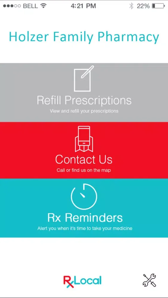 Tangkapan skrin Holzer Family Pharmacy