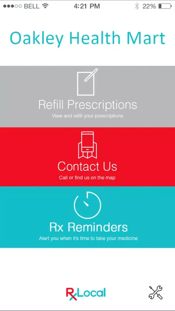 Ảnh chụp màn hình của Oakley Health Mart Pharmacy