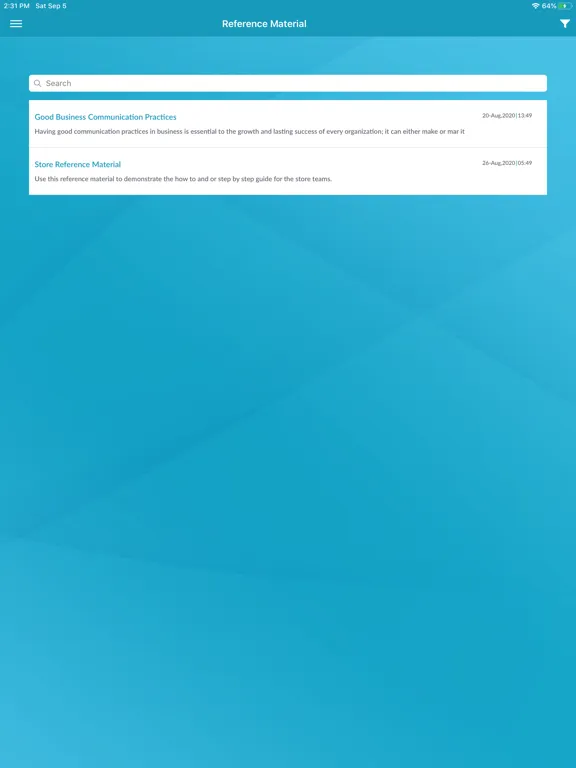 Zrzuty ekranu SimpleX Go iPad 