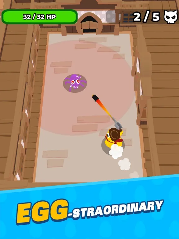 Tangkapan layar Gun Gun Chicken iPad 