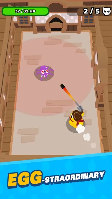 Tangkapan layar Gun Gun Chicken