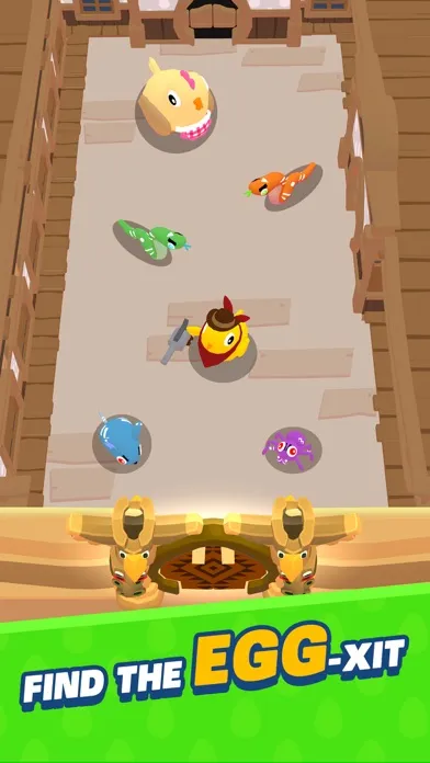 Tangkapan layar Gun Gun Chicken