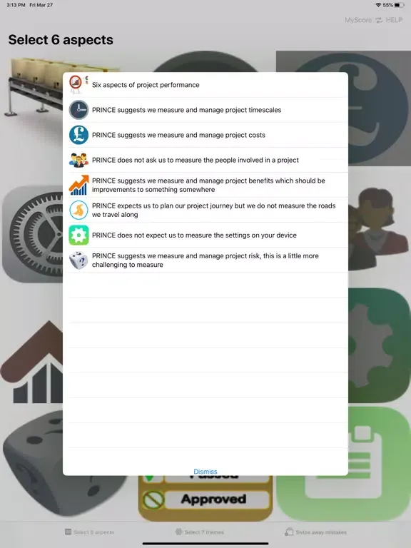PRINCE Challenge iPad  Screenshots
