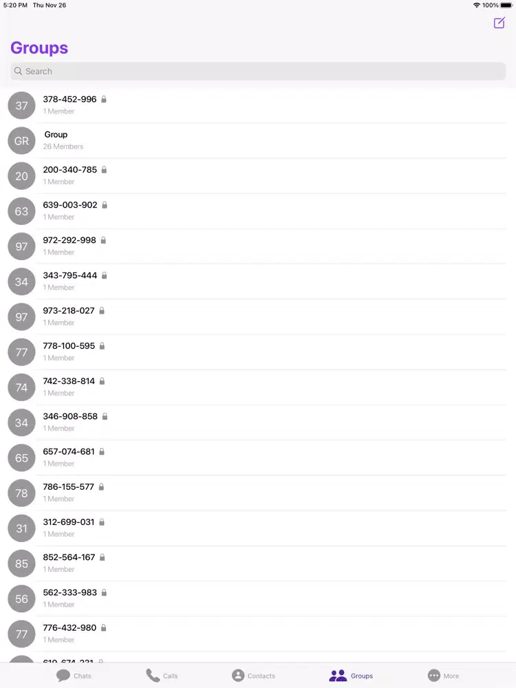 Swing App Suite iPad  Ekran Görüntüleri