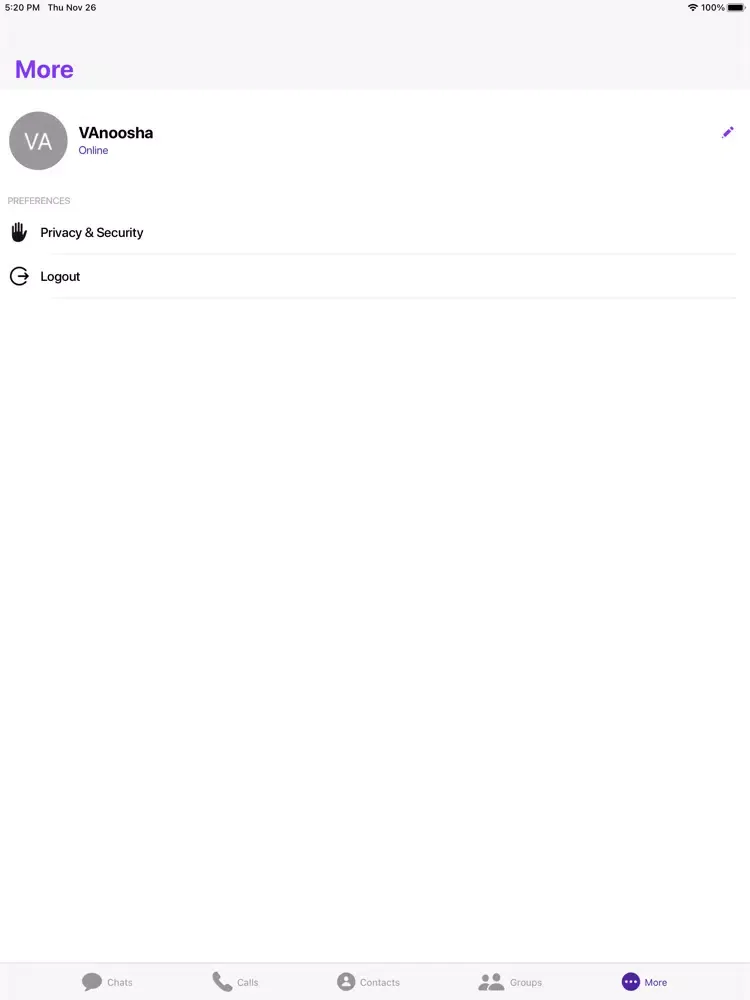 Swing App Suite iPad  Ekran Görüntüleri
