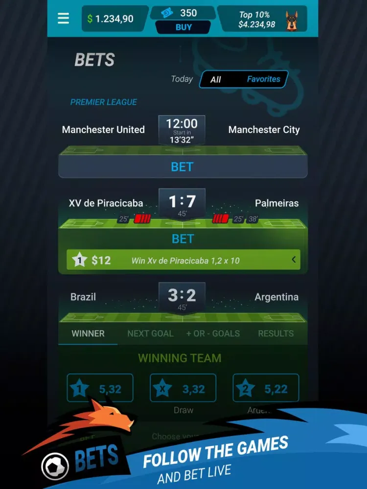 Underdog FC iPad  스크린샷