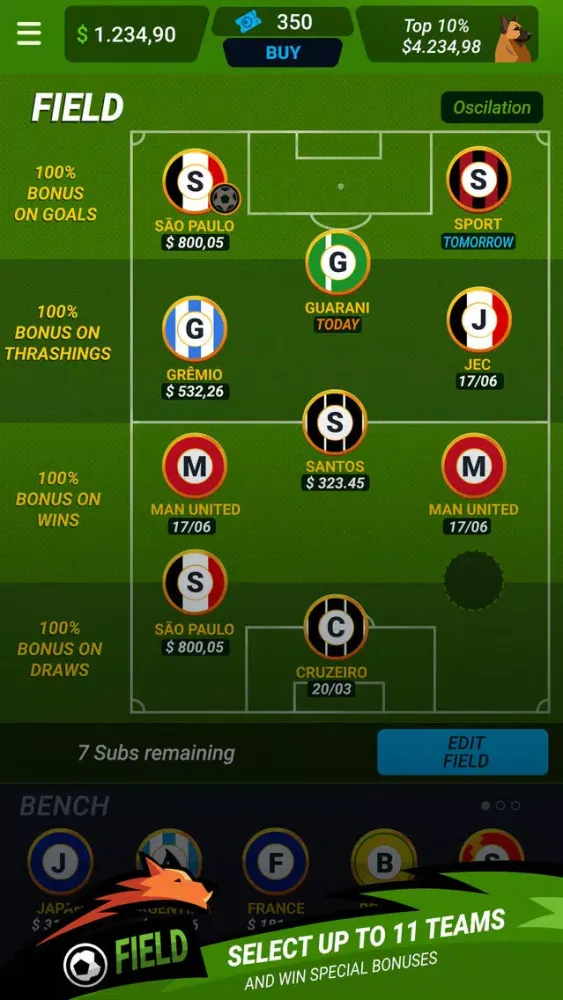 Underdog FC 스크린샷