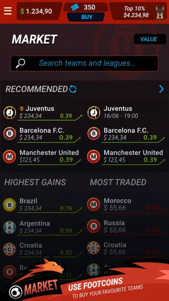 Underdog FC 스크린샷