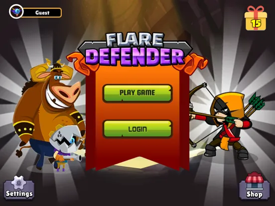 Flare Defender iPad 应用截图
