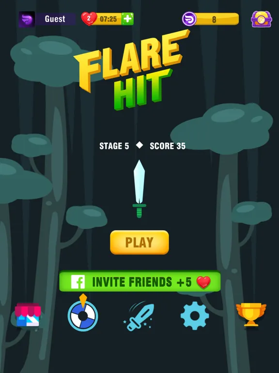 Скриншоты Flare Hit iPad 