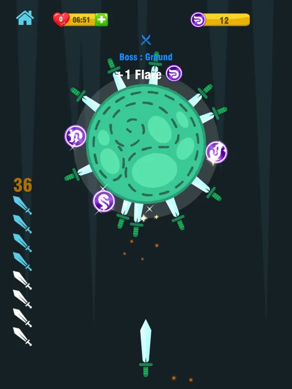 Скриншоты Flare Hit iPad 