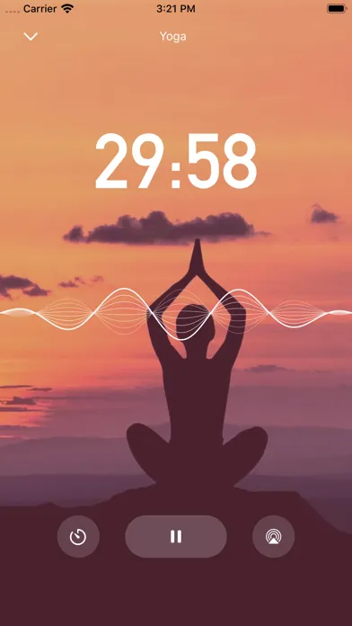Скриншоты Rain sounds & meditation