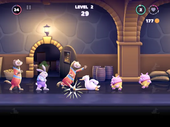 Punch Kick Duck iPad  स्क्रीनशॉट