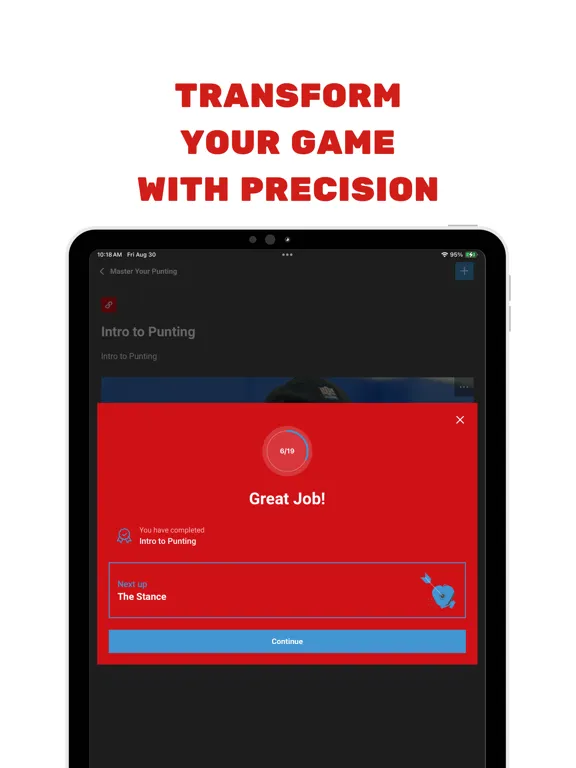 MPK-Master Punting & Kicking iPad  Screenshots