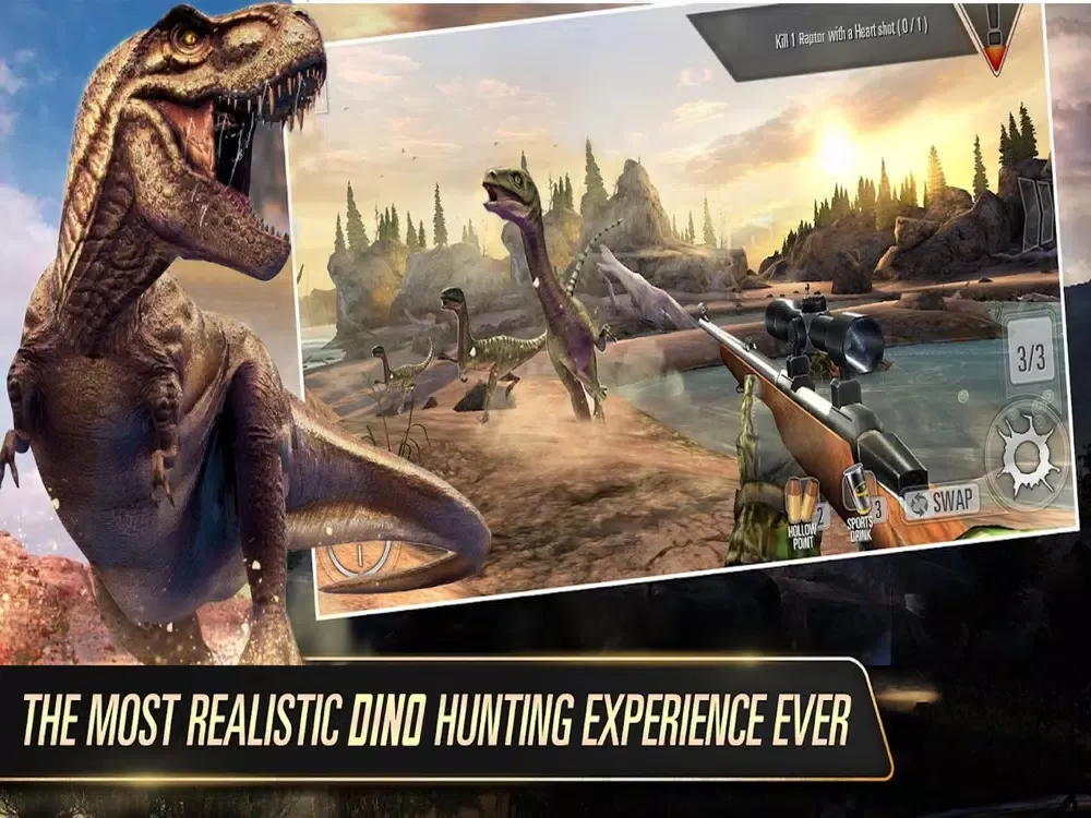 Captures d'écran de Dino Hunter Shooting Game iPad 